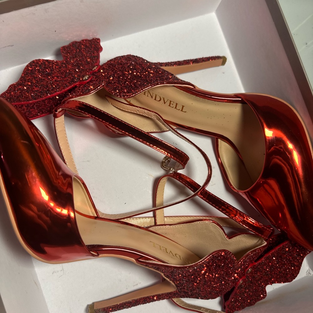 Dazzling Red Stiletto Heels by